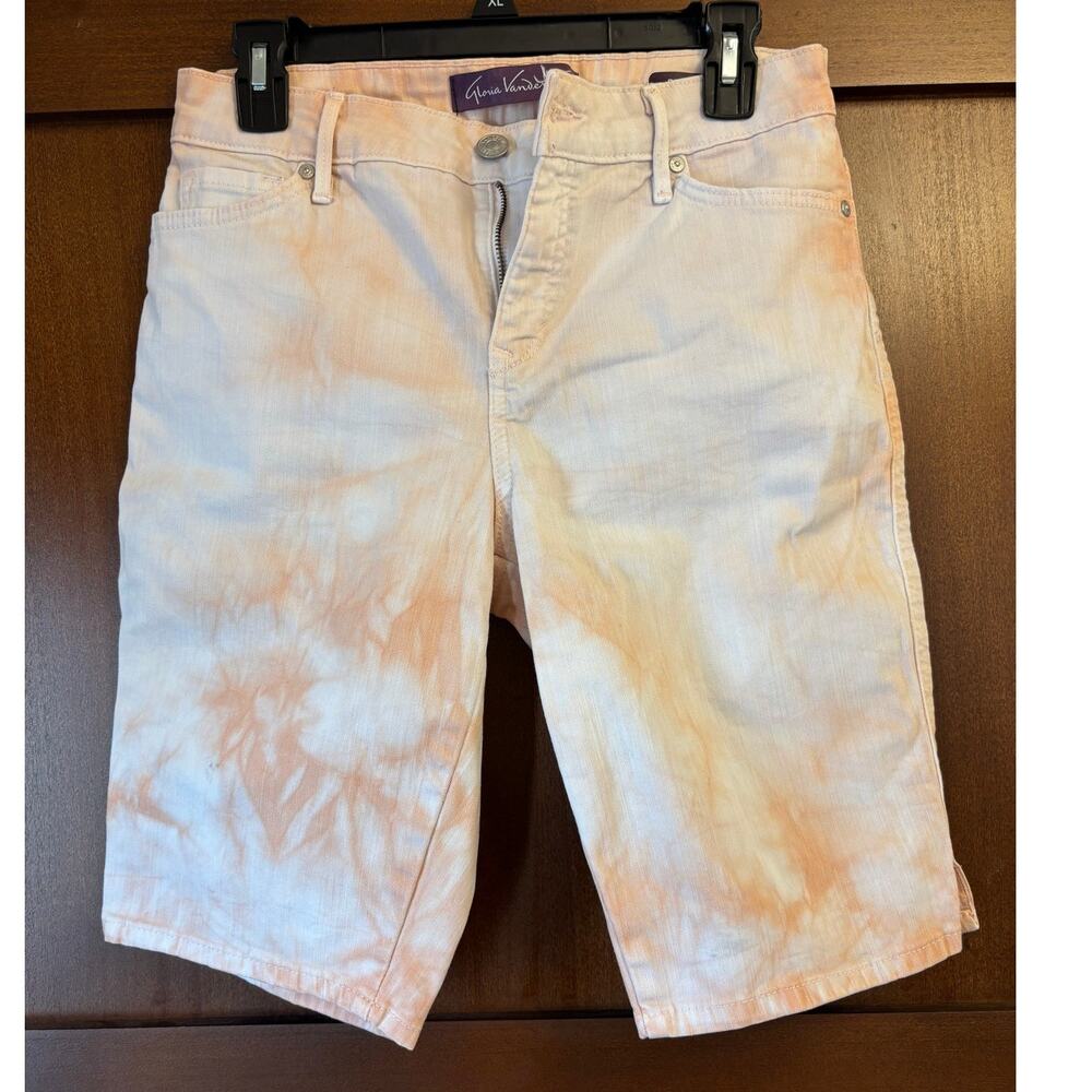 Gloria Vanderbilt Tie Dye Bermuda Shorts